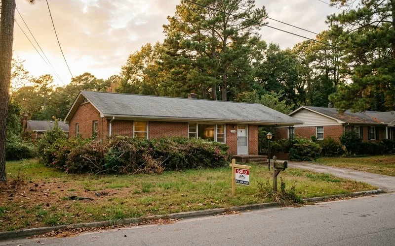 Inherited house in the Triangle area ready to be sold for cash