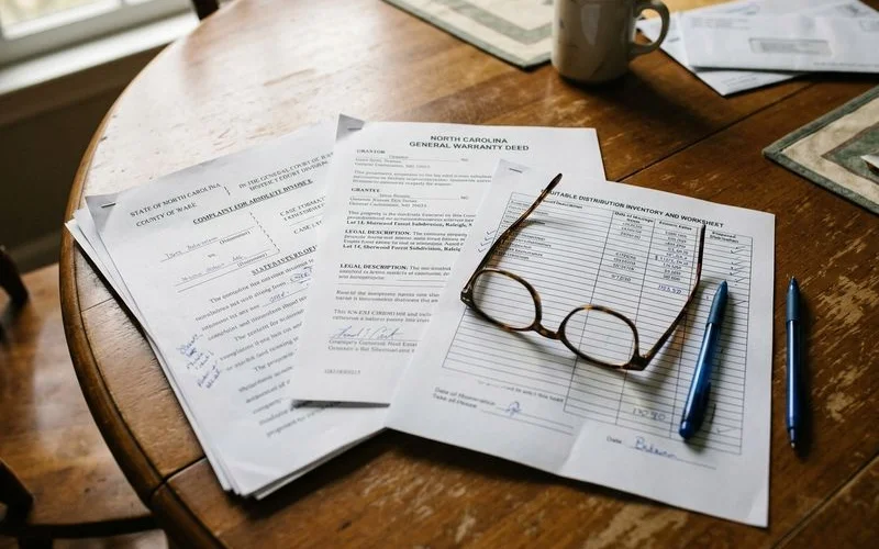 NC equitable distribution of marital property during divorce