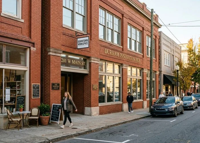 NC Cash Home Buyers office at 201 W Main St, Durham, NC 27701